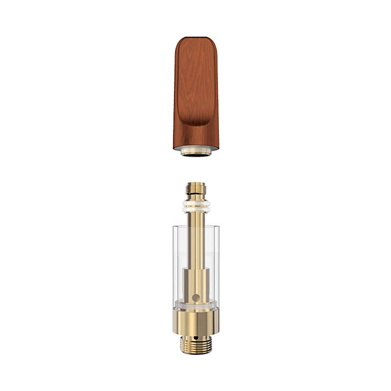Μίας χρήσης CBD εισαγωγής ελαιοτρυπών 2.0mm*4 κασέτα 1.6ohm ακρών κασετών ξύλινη