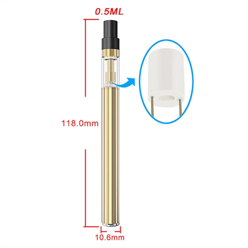 Προσαρμοσμένο 300mg 500mg κενό CBD Delta 8 πλήρες φάσμα Cbd Oil Vape Pen με LOGO