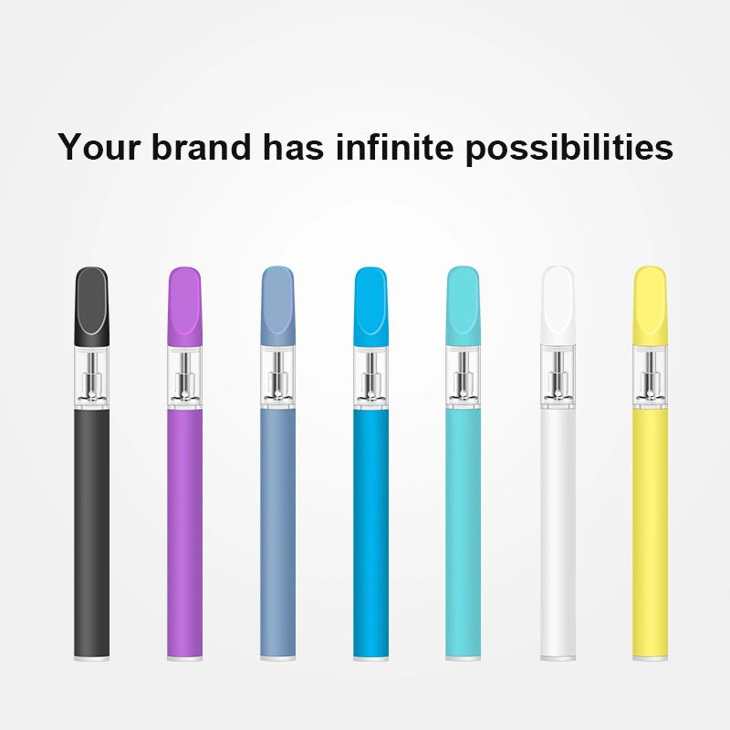 Ετικέτα 0.3ml 0.5ml 1.0ml Ξαναχρησιμοποιήσιμο CBD Dab Distillate Vape Pen Kit Factory απευθείας με κεραμικό σπείρωμα