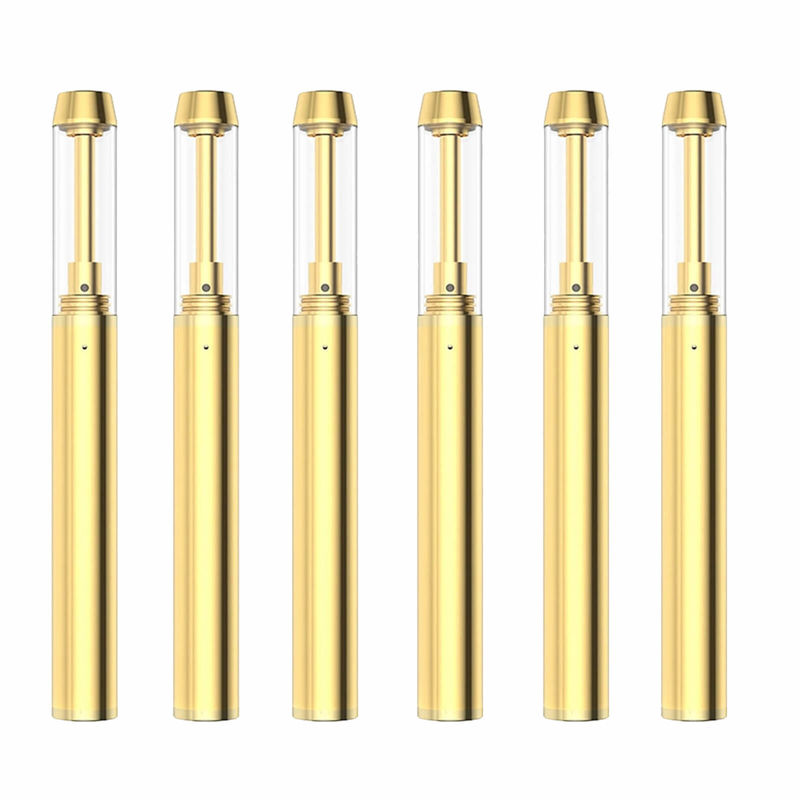 0.5/1.0/2.0mL Χρυσό Τόπο CBD έλαιο συσκευή Vape Pen με κεραμική περιέλιξη